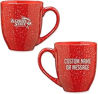 Vista 104 de Rico Industries NCAA UCLA Bruins Royal Blue - Taza de café de cerámica moteada grabada con láser de 16 onzas