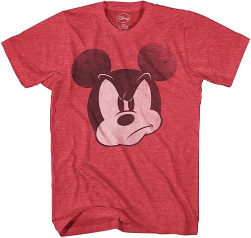 Mad Mickey Mouse - Camiseta de diseño envejecido para adultos