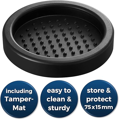 Miniatura 5 de Practimondo Juego de manipulación de expreso  Tamper de 2.008 in  Jarra de espuma, accesorios para manipulación y expreso  Juego de manipulación de