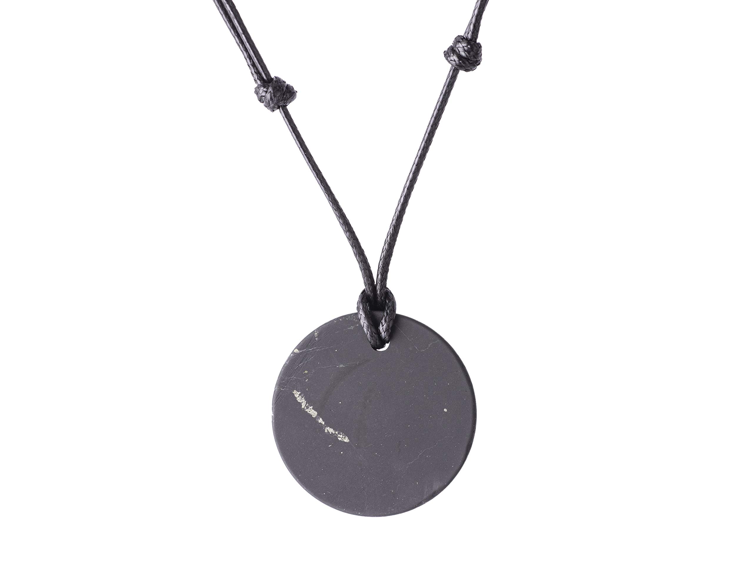 Keled RocksShungite Pendant Necklace Raw Stone