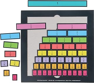 Equivalent Fraction Bars - Set of 6 Fraction Puzzles
