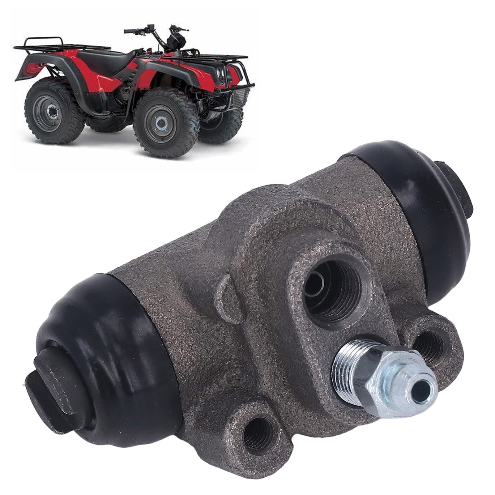 Bremsradzylinder, 2 Stück ATV Hinterradbremszylinder Metalllegierung OE 54540 19B00 Ersatz für Quadrunner K250 LTF250 2002