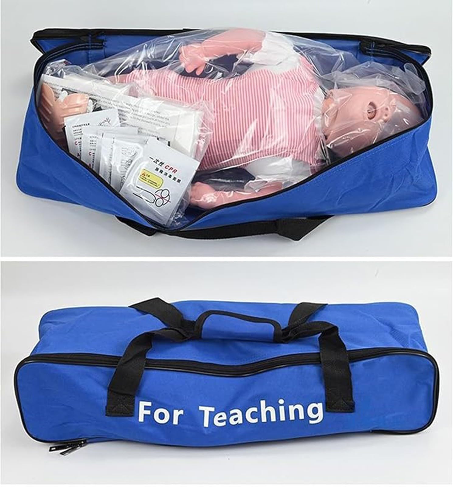Modèle de réanimation cardiopulmonaire (RCR), entraînement de premiers secours, mannequin de RCR avancé avec sac, mannequin d'entraînement professionnel A