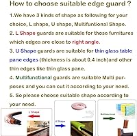 Vista 4 de M2cbridge Cobertura multifuncional para bordes y esquinas, protector de seguridad para bebés, DIY (Rosa 4 m)