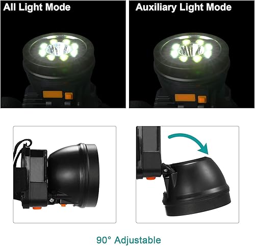 Miniatura 4 de Cámara de cuerpo de faros delanteros incorporada de 32 GB con audio, cámara de manos libres 1080P portátil montado en el cuerpo, recargable IPX4