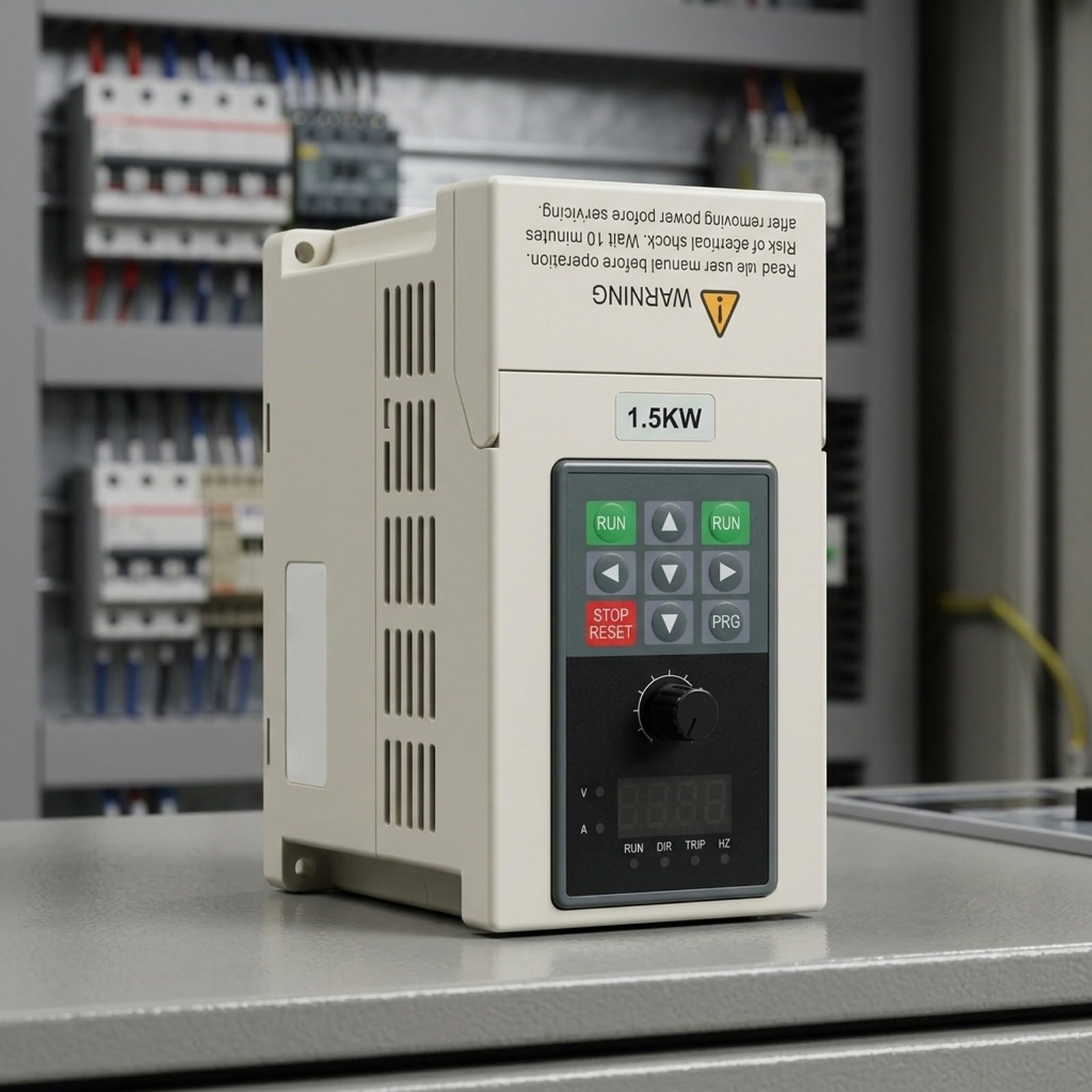Frequenzumrichter 1,5KW 220V Eingangs- auf 3-Phasen 220V Ausgang für vfd Drehzahlregler mit Digitalanzeige für CNC Pumpen Lüfter Industrieanwendungen