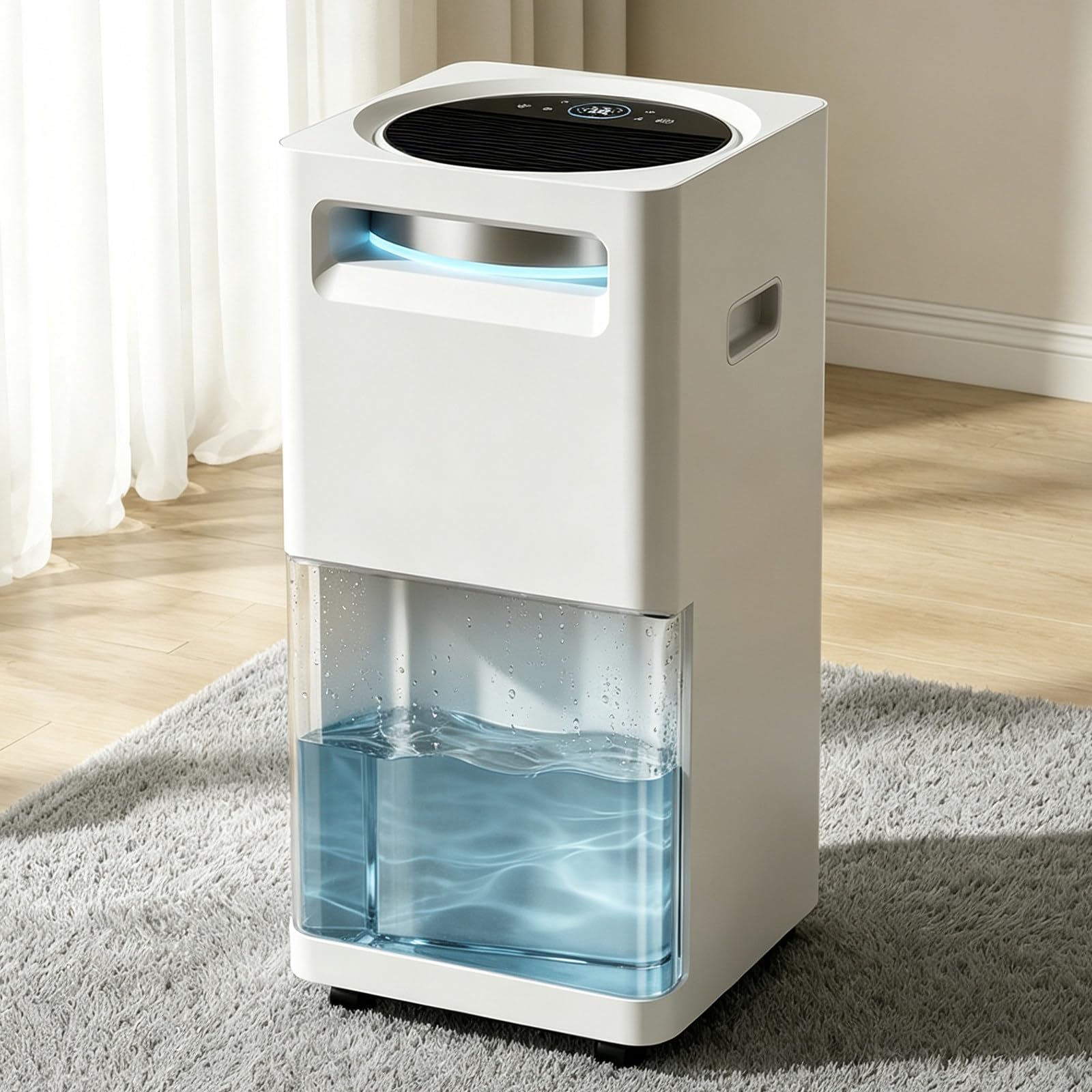 80L/D Dehumidifier for Home, Smart Drying Mode, 4L Tank | For bedrooms