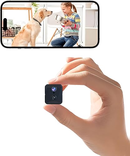 Cámara espía 4K, verdadera cámara oculta inalámbrica, necesita WiFi de 2.4G, cámara espía para casa, 30 días de espera, cámara de seguridad