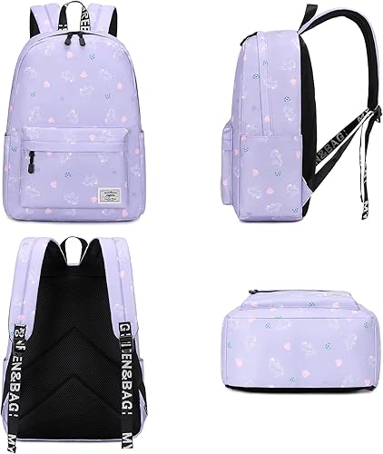 Miniatura 6 de Mygreen - Mochila escolar con bonitos diseños para niños y niñas, 11.5 x 15.7 x 5.1 pulgadas