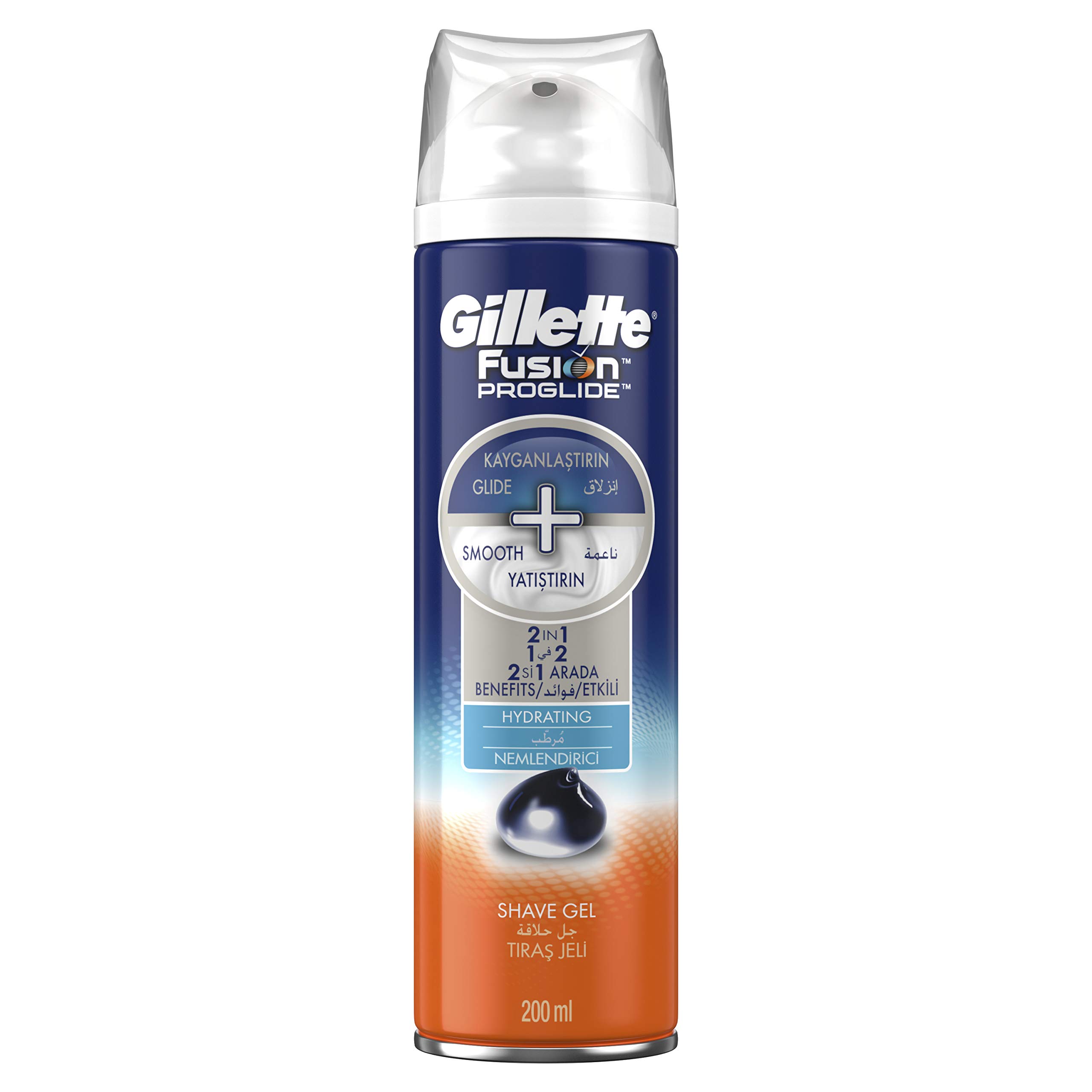 GilletteFusion ProGlide Hydra Gel, 2 x 200 ml