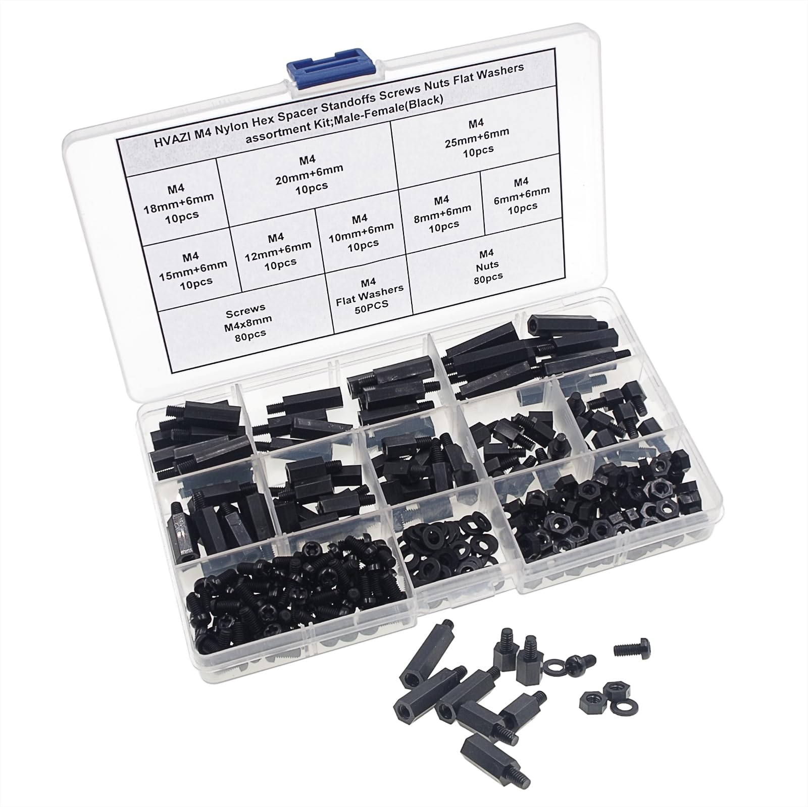 100 pièces PA66 M3 femelle x M3 femelle hexagonale filetée entretoise 100 pièces PA66 M3 femelle x M3 femelle hexagonale filetée entretoise