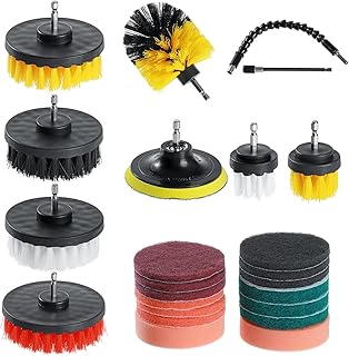 24pcs Cleaning Drill Brush Attachment Set Car...,