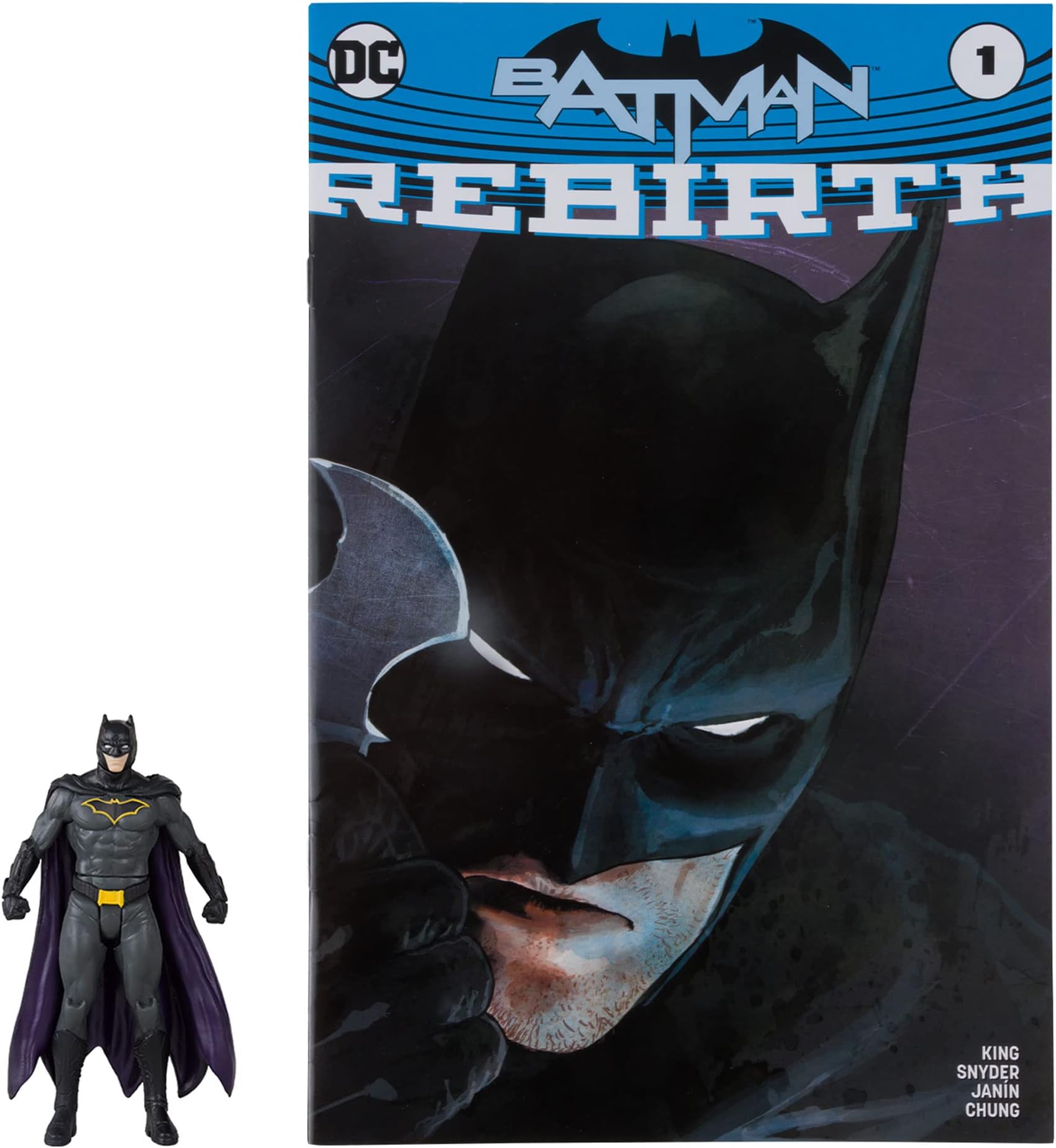 DC Direct Page Punchers Batman 3in Figure with Rebirth Comic