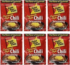 Gold Star Cincinnati Style Original Chili Seasoning. (3 Pack) Set of 2