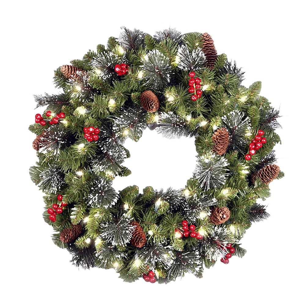 Christmas Wreath Garland 60cm Large Decorative Door & Party Decor