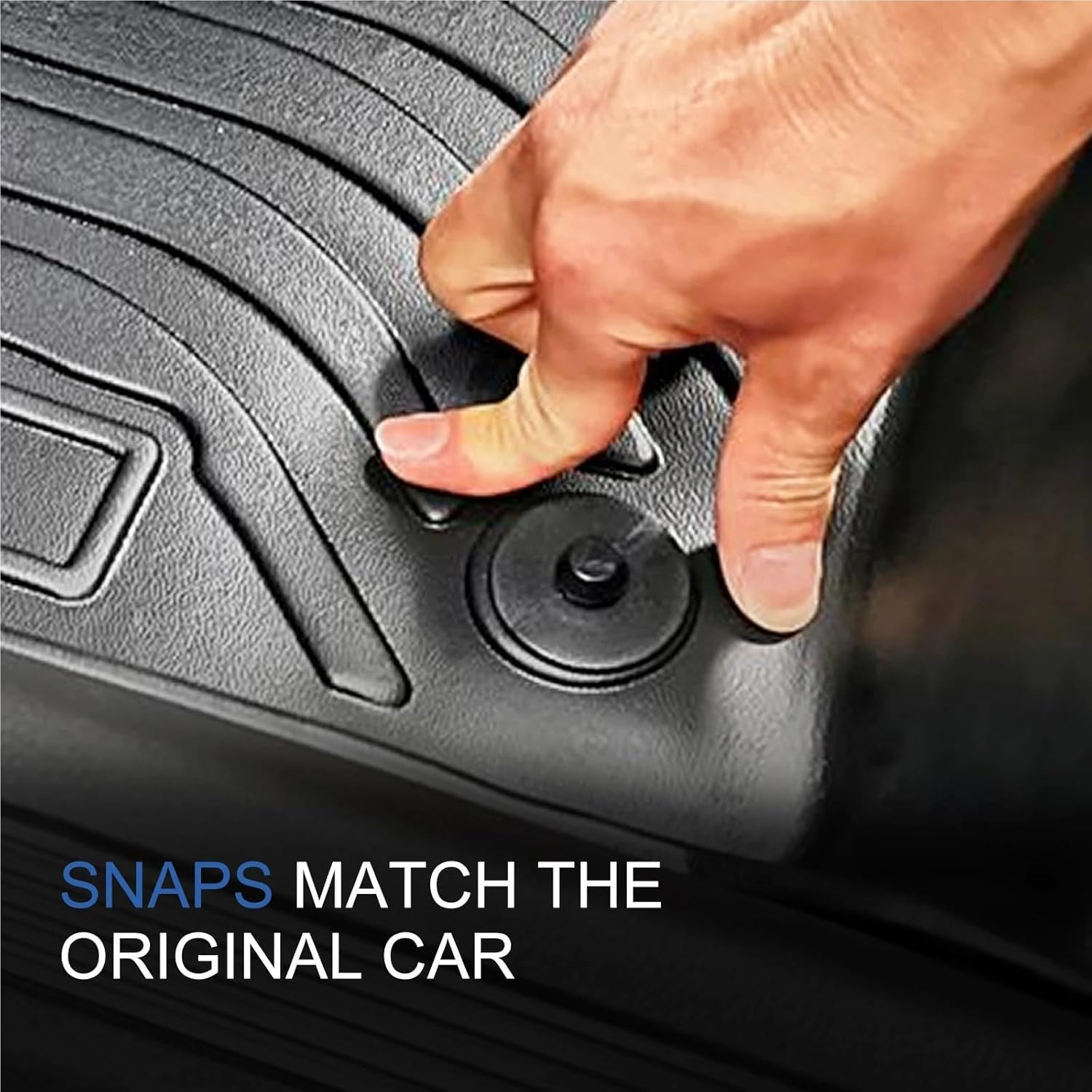 for AITO M5 Seres 5 2022-2025 TPE 3D Car Floor Mats Cargo Liner Pad Waterproof All Weather Accessories Black(Left Hand Drive 6PCS)