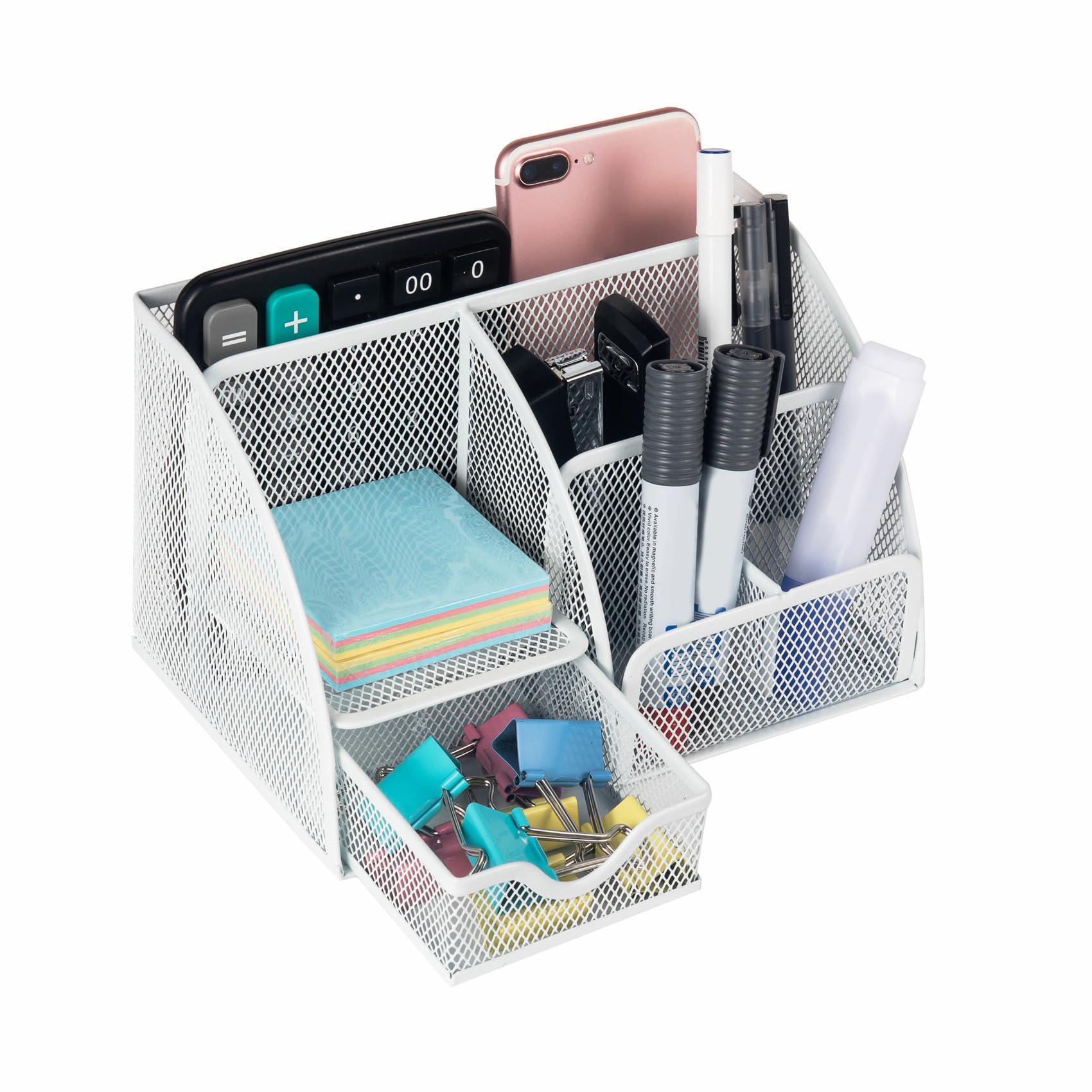 Amazon.co.jp: VANRA™ デスクオーガナイザー ペン立て 金属メッシュ
