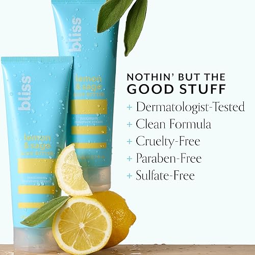 Miniatura 5 de Bliss Vitamin C Bright Idea Serum + Lemon & Sage Body Butter Duo  Set de cuidado de la piel iluminador e hidratante para rostro y cuerpo