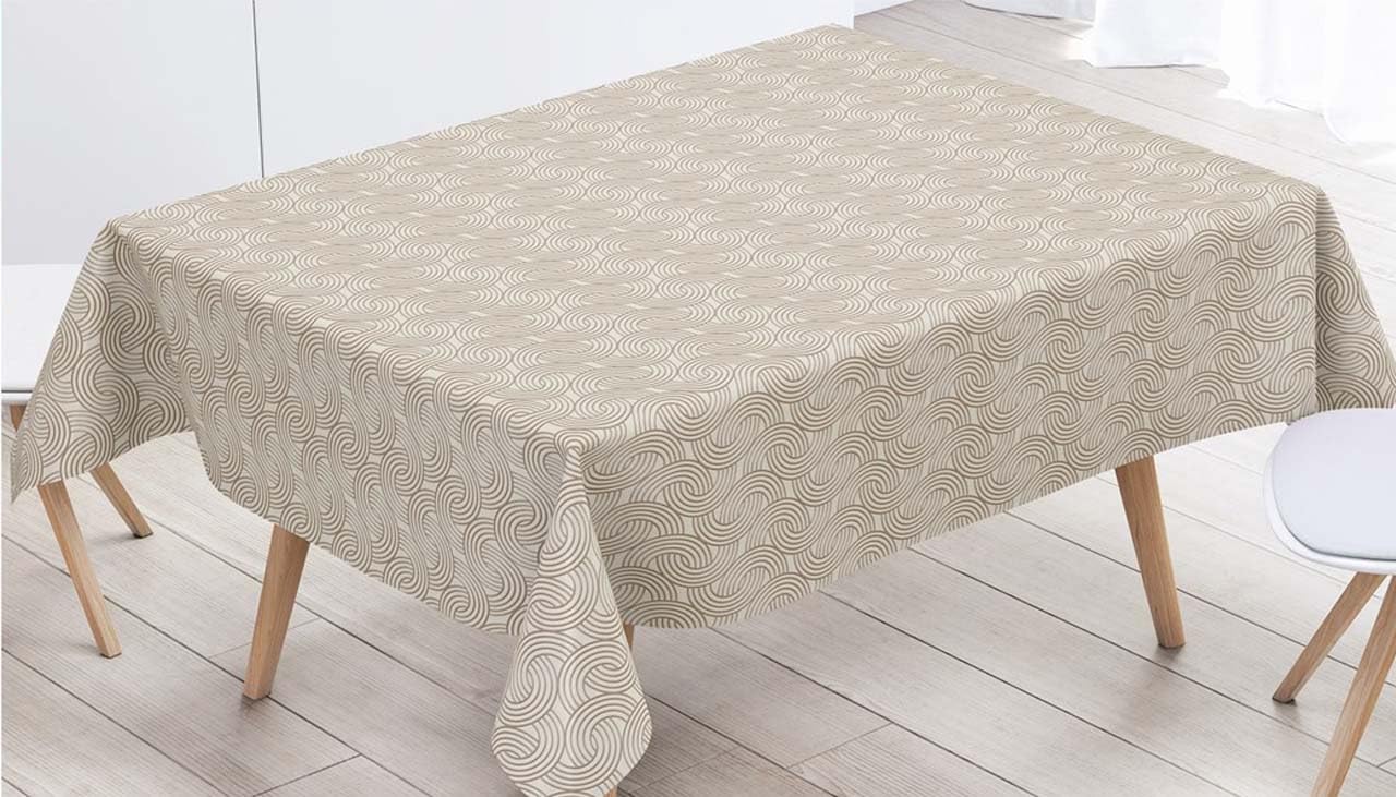 BESCH Mantel PVC Rectangular Impermeable Lavable y Fácil de Limpiar Certificado Oeko-Tex® Standard 100 - Mantel Hule Antimanchas para Mesas Tamaño 100x140cm — view 28