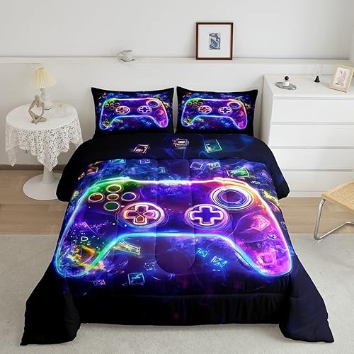 Miniatura 119 de Castle Fairy Juego de edredón de elefante de dibujos animados, tamaño individual, juego de edredón Kawaii de animales salvajes para niños y niños