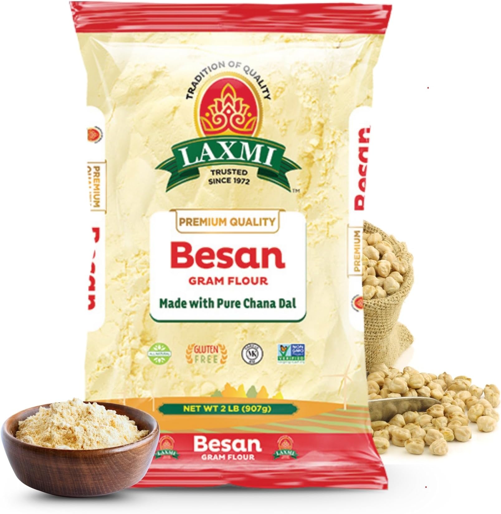 Laxmi Chickpea Flour (Besan) - 2Lb