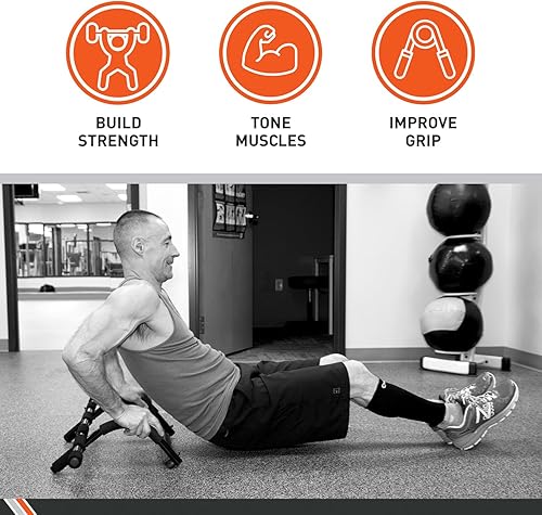 Miniatura 4 de Body Sport Barra de dominadas 3 en 1 para puerta, barra de entrenamiento de fitness para la parte superior del cuerpo, límite máximo de 300 libras,