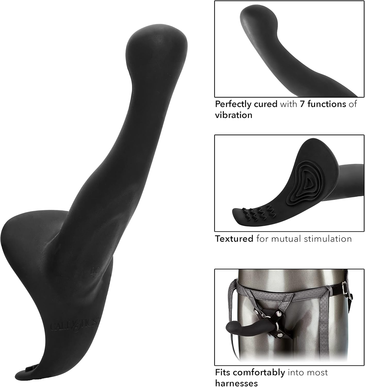 CalExotics SE-1565-70-3 Her Royal Harness™ The Royal Vibrating Set