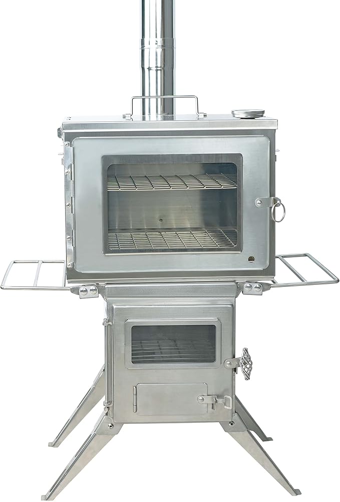 Black Cast Iron Stove with Brick-Lined Fireplace (Turkiye)