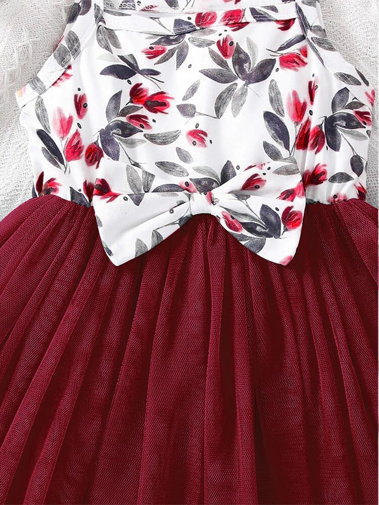 Image of Buy & Try Baby Girl's Modal Printed Frock Mini Length Short Frocks Dress.