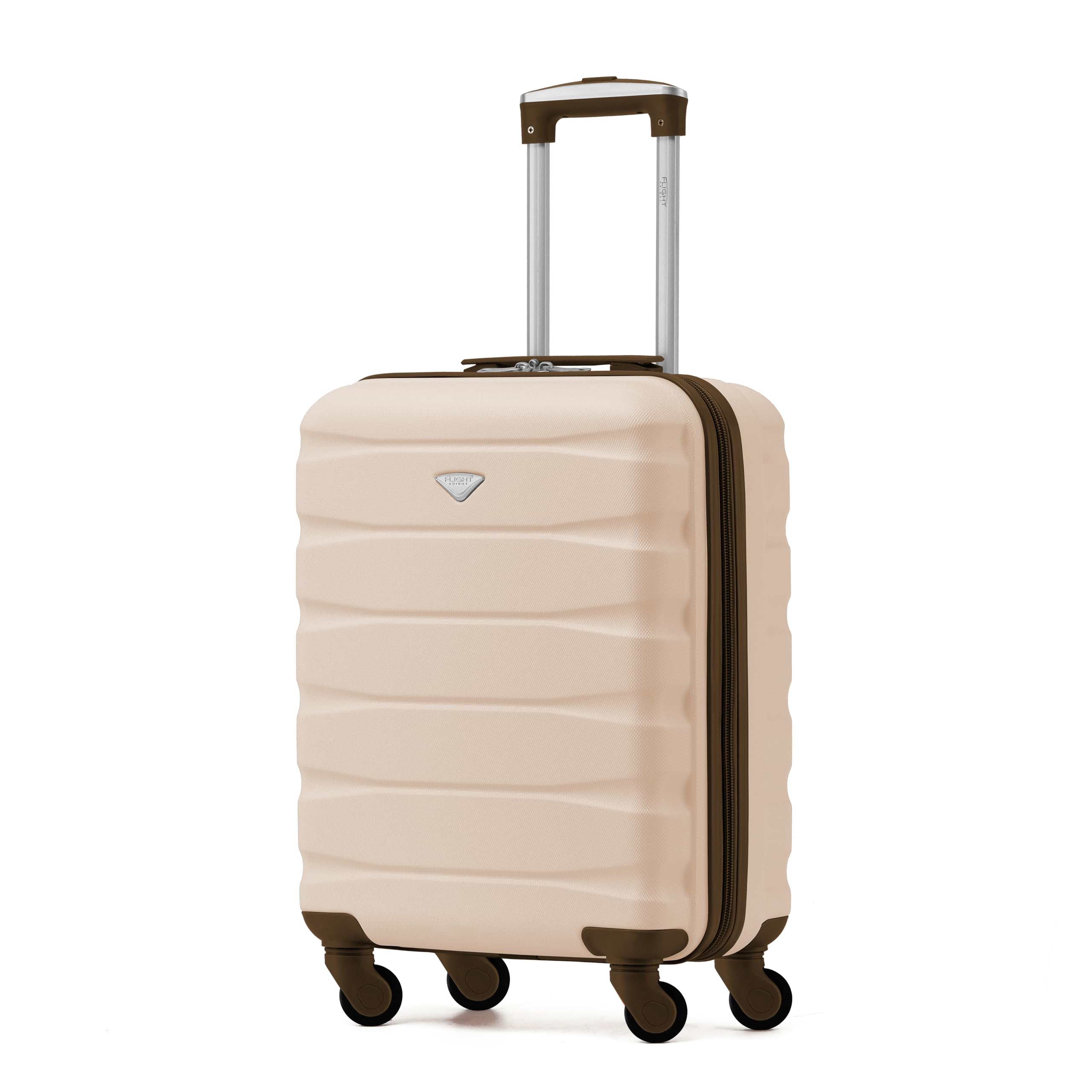 Flight Knight Lightweight 4 Wheel ABS Hard Case Medium Suitcase Approved for Over 100 Airlines Including easyJet, British Airways, Ryanair, Jet2, Emirates & Many More - Check-in Medium Size 25" — view 153