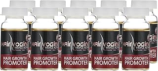 صبغة شعر سائلة بلون أسود محمر، بدون رائحة وخالية من البارابين، على شكل قطرات، مناسبة للبالغين من الجنسين، عبوة من 10 قطع