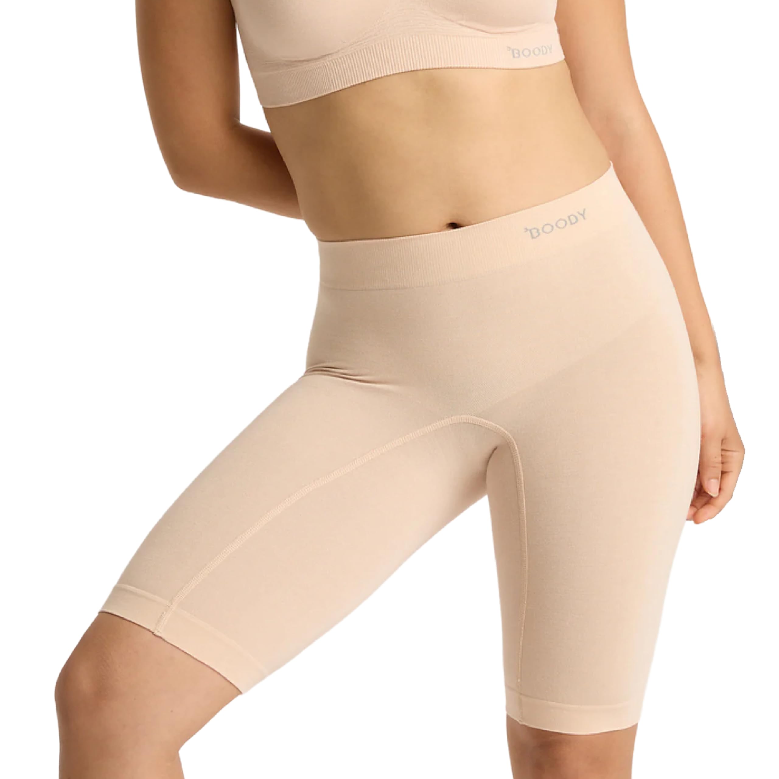 Boody Seamfree Undershorts 10" - Shell / 3XL Nude