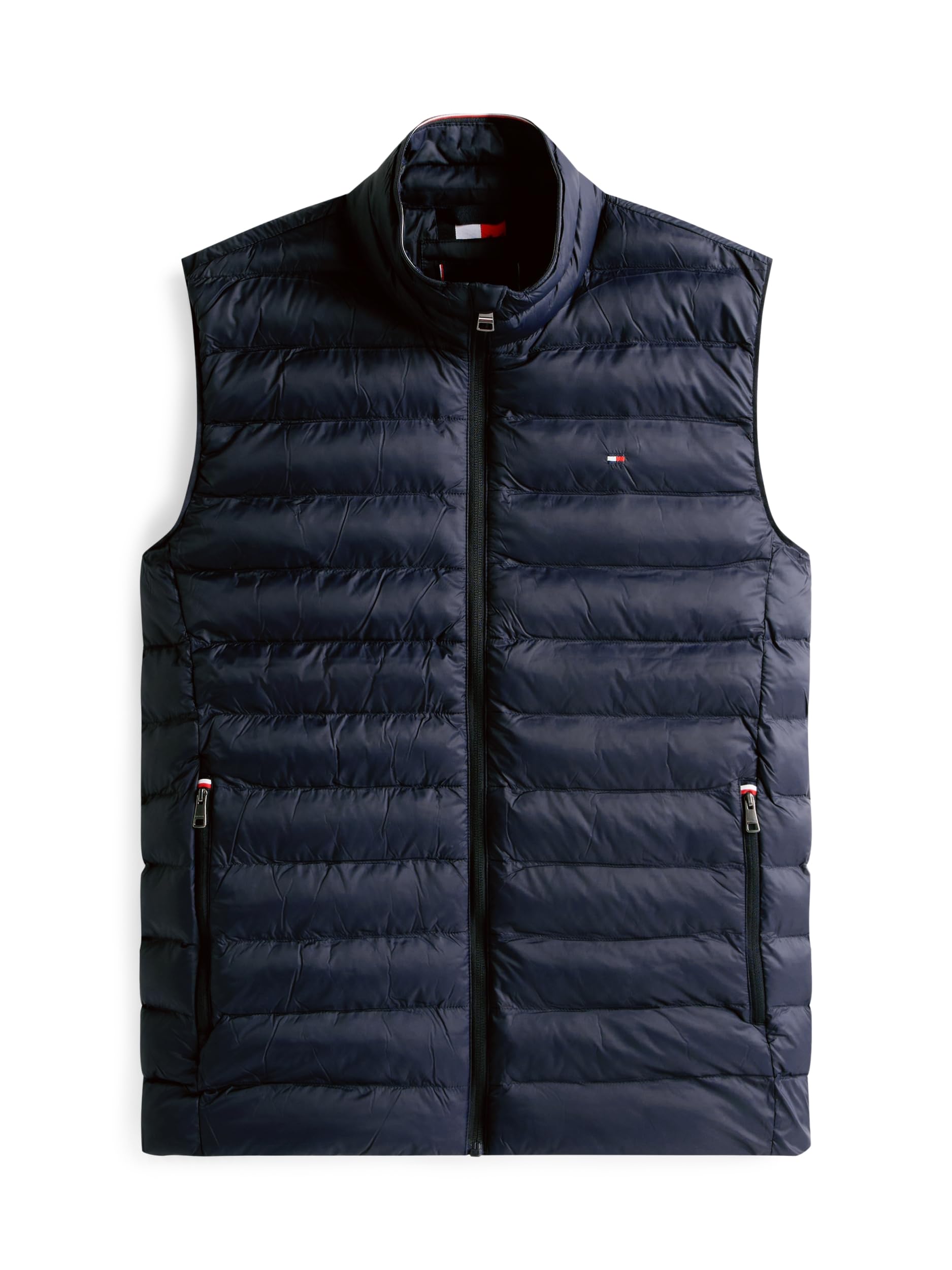 Tommy Hilfiger Men's CORE PACKABLE RECYCLED VEST MW0MW39989 Vest, Blue, XL