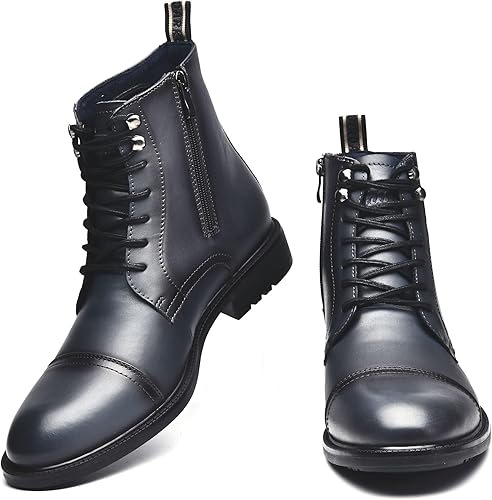 Miniatura 2 de Botas Chelsea para hombre, elegantes y cómodas, de cuero, con cremallera