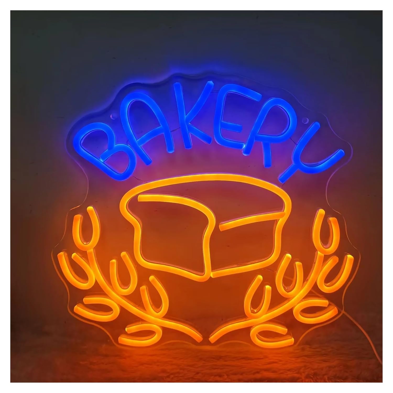 ネオンサイン LED ベーカリーネオンサイン ウォールアート デコレーション ベーカリー 寝室 リビングルーム バー パーティー 誕