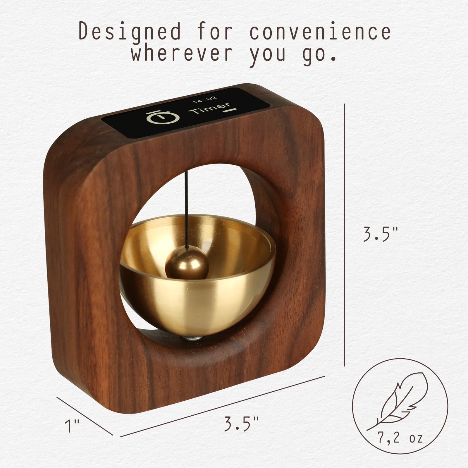 Pro Timer Eleganter Pomodoro Holzwürfel für Produktivität und Fokus | Aus hochwertigem Holz gefertigt inklusive 5 Jahre Garantie und Kundenservice