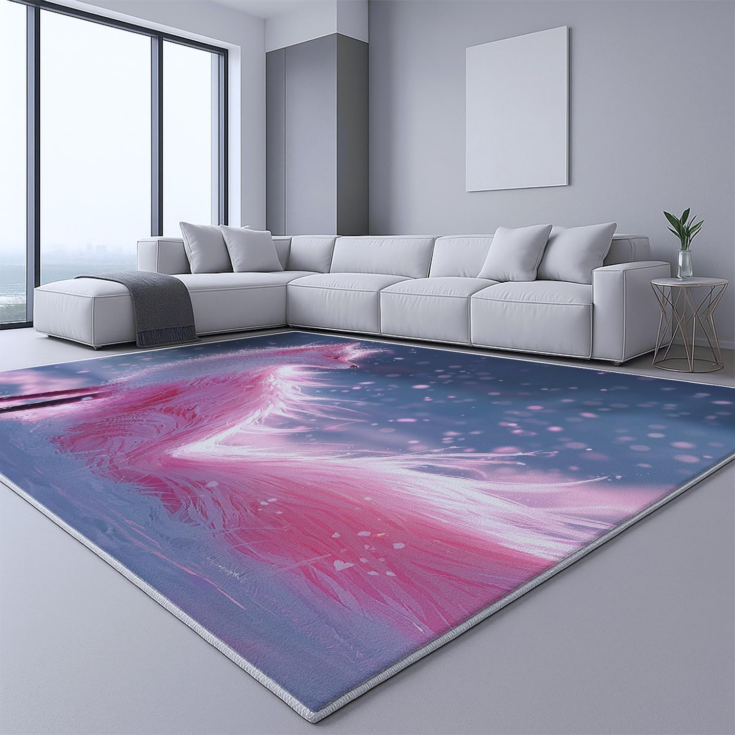 Genérico Dywan Anime Fantasy Żywy Różowy Nasze dywany są dostępne w różnych rozmiarach. 80 x 150 cm, na balkon