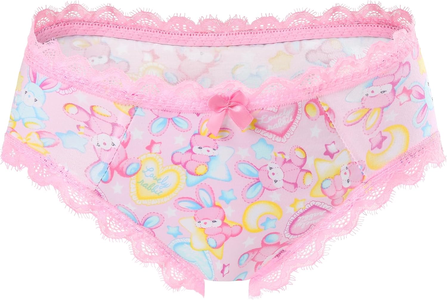 Littleforbig Unisex Hipster Lace Briefs Bedtime Bunny Panties Cotton Shaping Tucking Gaff Briefs - Image 5