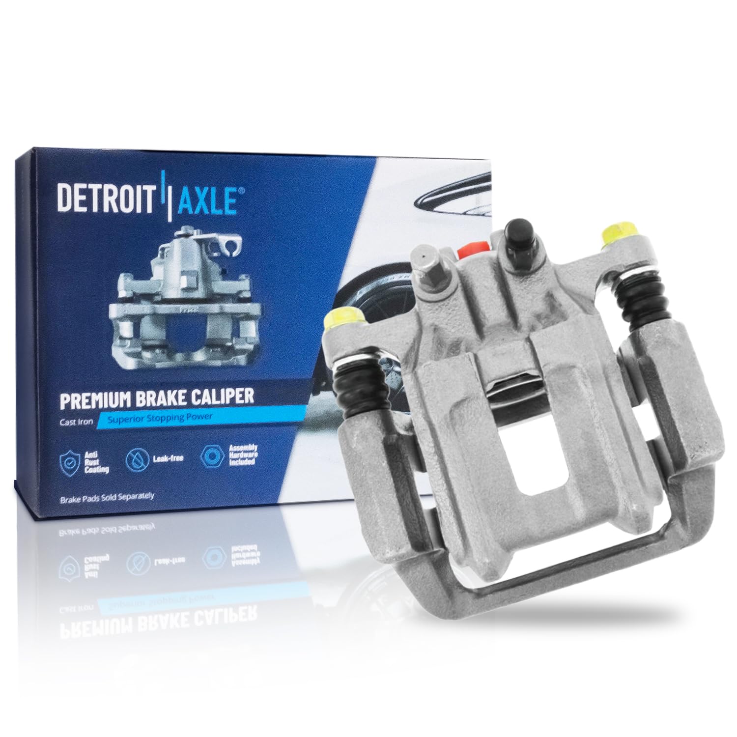Detroit Axle - Rear Right Brake Caliper for 2010-2014 Subaru Legacy Outback