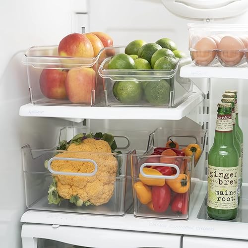 Miniatura 3 de Oggi Contenedor de almacenamiento de pared alto para gabinetecajón (12 x 8.75 x 5 pulgadas) (paquete de 2)