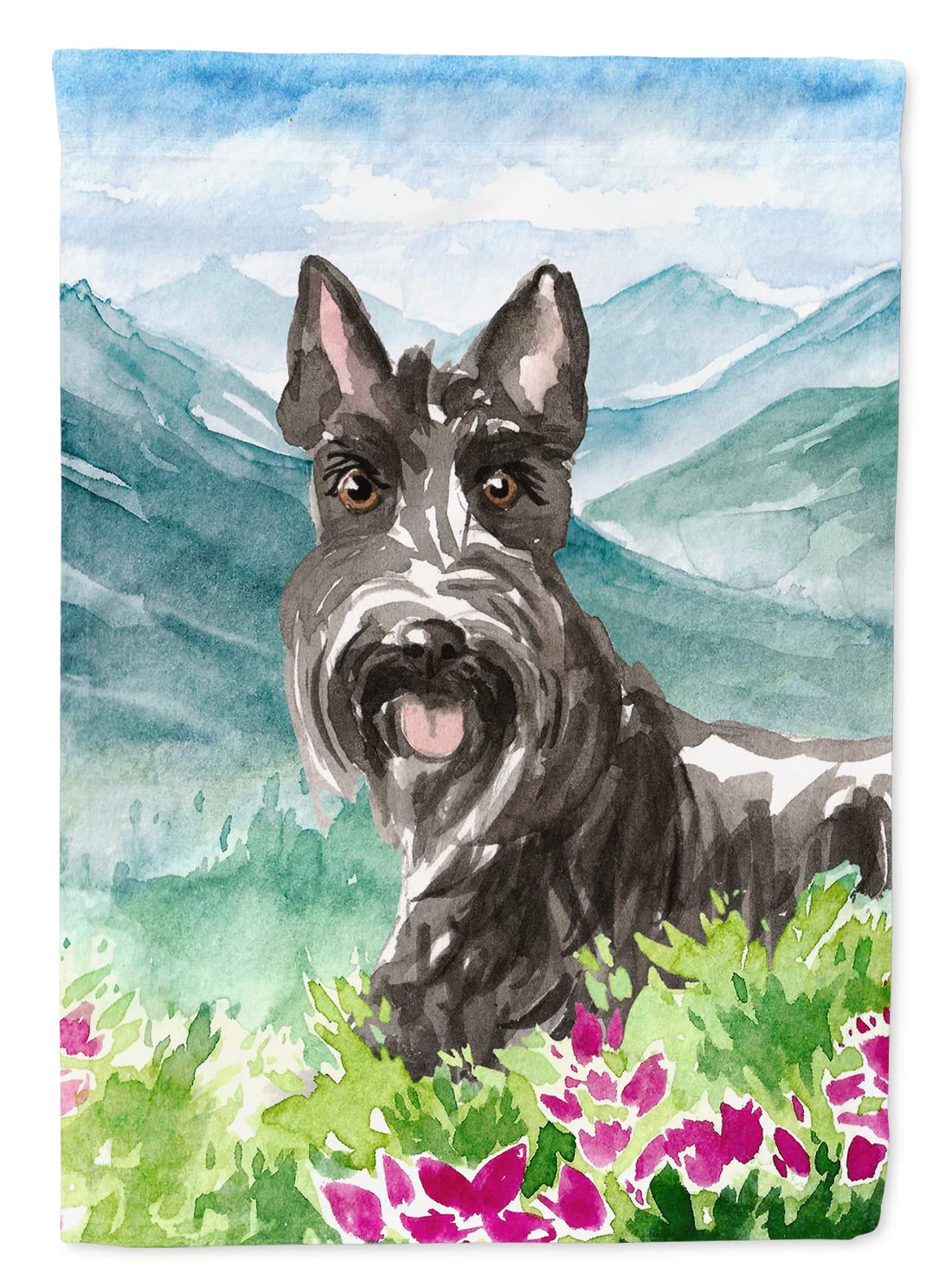 Drapeau Scottish Terrier grand format multicolore décoration extérieur jardin - 8