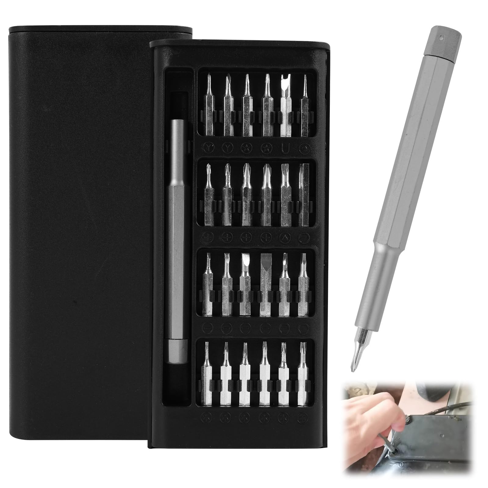 Godtkowty Black Friday,49-In-1 Precision Screwdriver Set With Double End Bits - Magnetic Repair Tool Kit For Laptops, Cell Phones, Pcs, Macbooks, Tablets, Ps5, Ps4, Glasses, And Watches,Cybermonday
