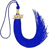 2025 Tassel Graduation Blue Graduation Tassel 2025 with Date Charm Royal Blue