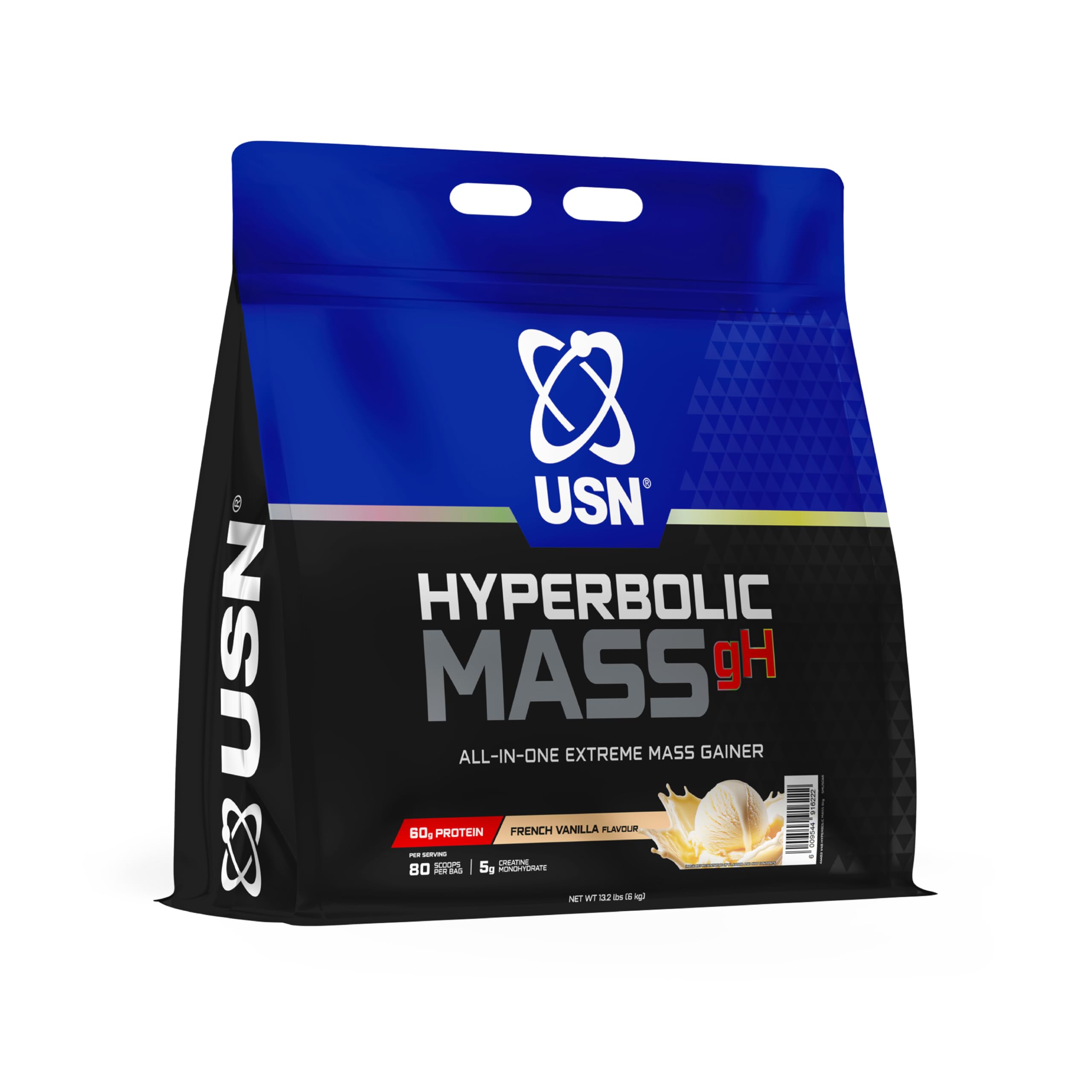 USN Hyperbolic All in One Mass (6000g) Vanilla - Przyrost masy ciała - Z kreatyną