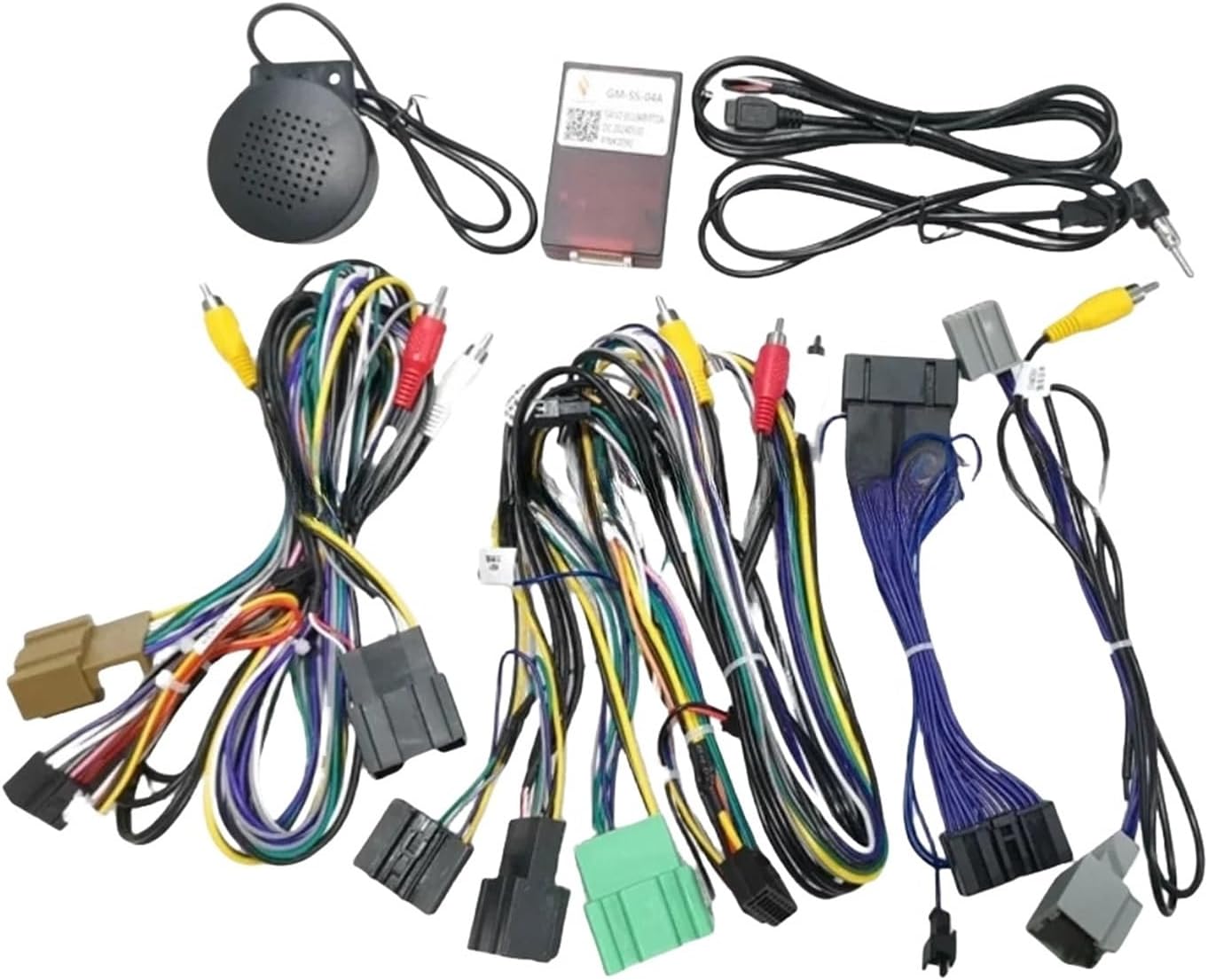 Canbus Box Adaptor Decoder With 16 Pin Power Cable Compatible for Chevrolet Silverado 2014 Android 2 Din GPS Radio Car