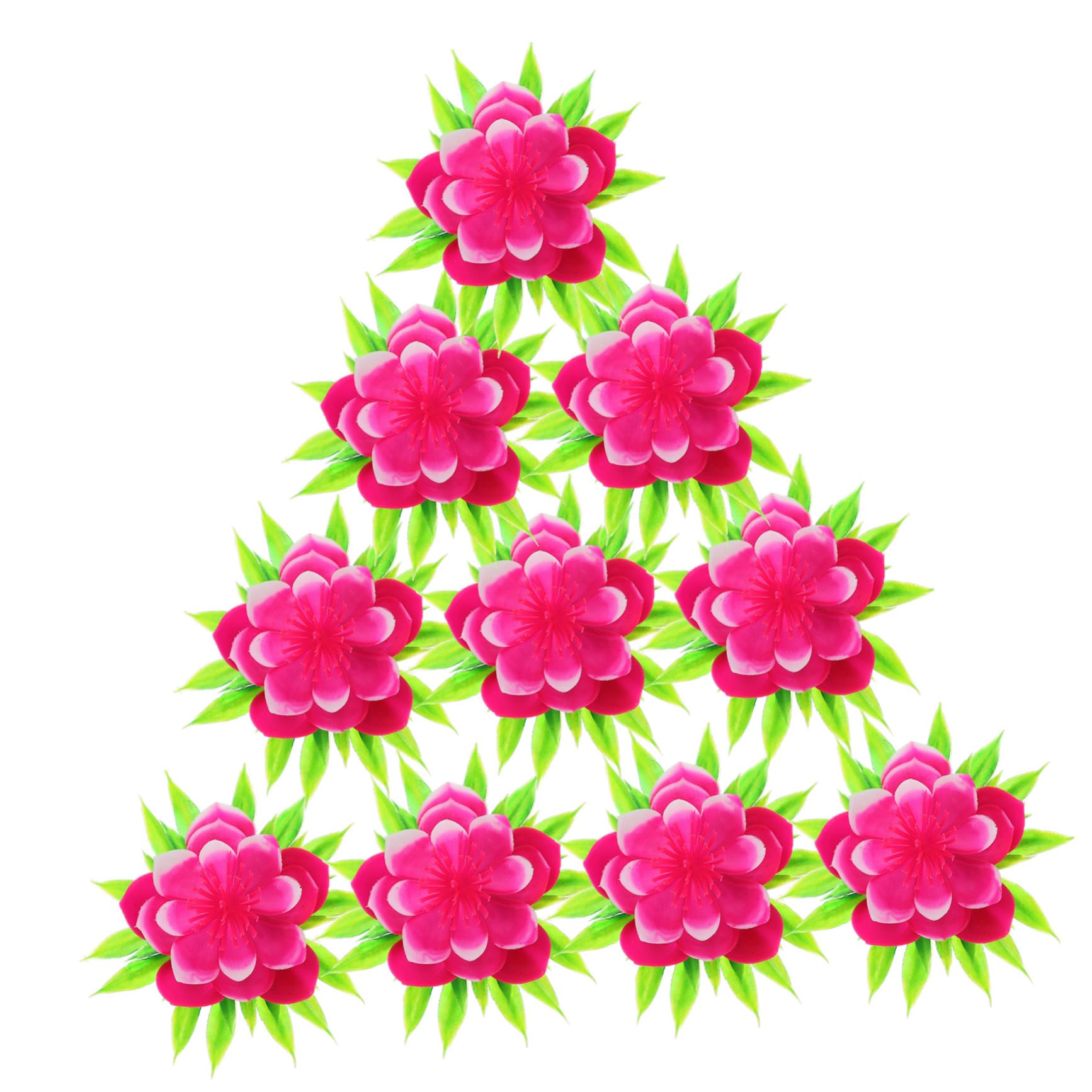 Flores artificiales para sushi que evitan marchitamiento en platos de sashimi de restaurantes