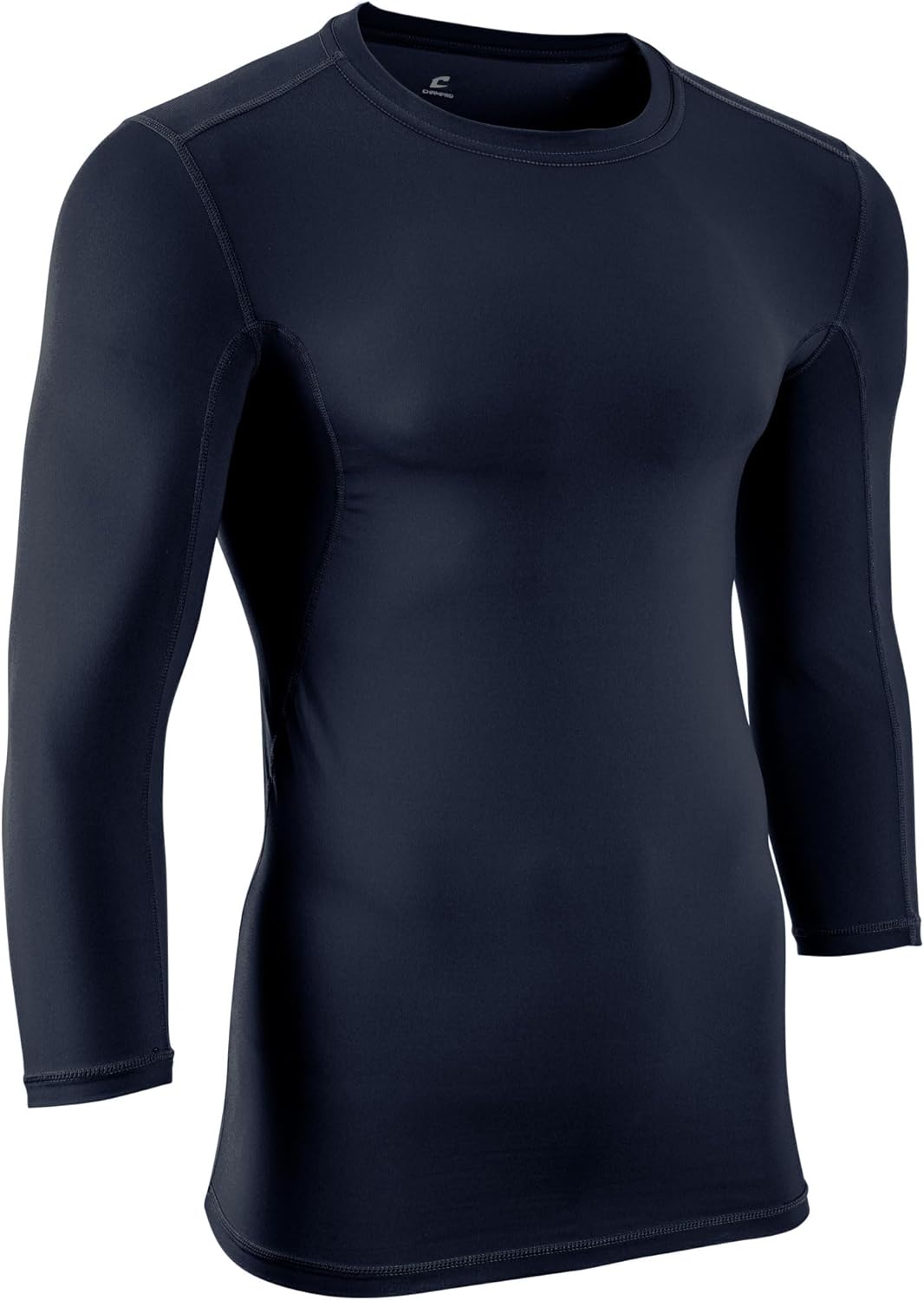 Champro Lightning Men's Three-Quarter Sleeve Compression Shirt Baselayer for Football, Basketball, Baseball - Image 2