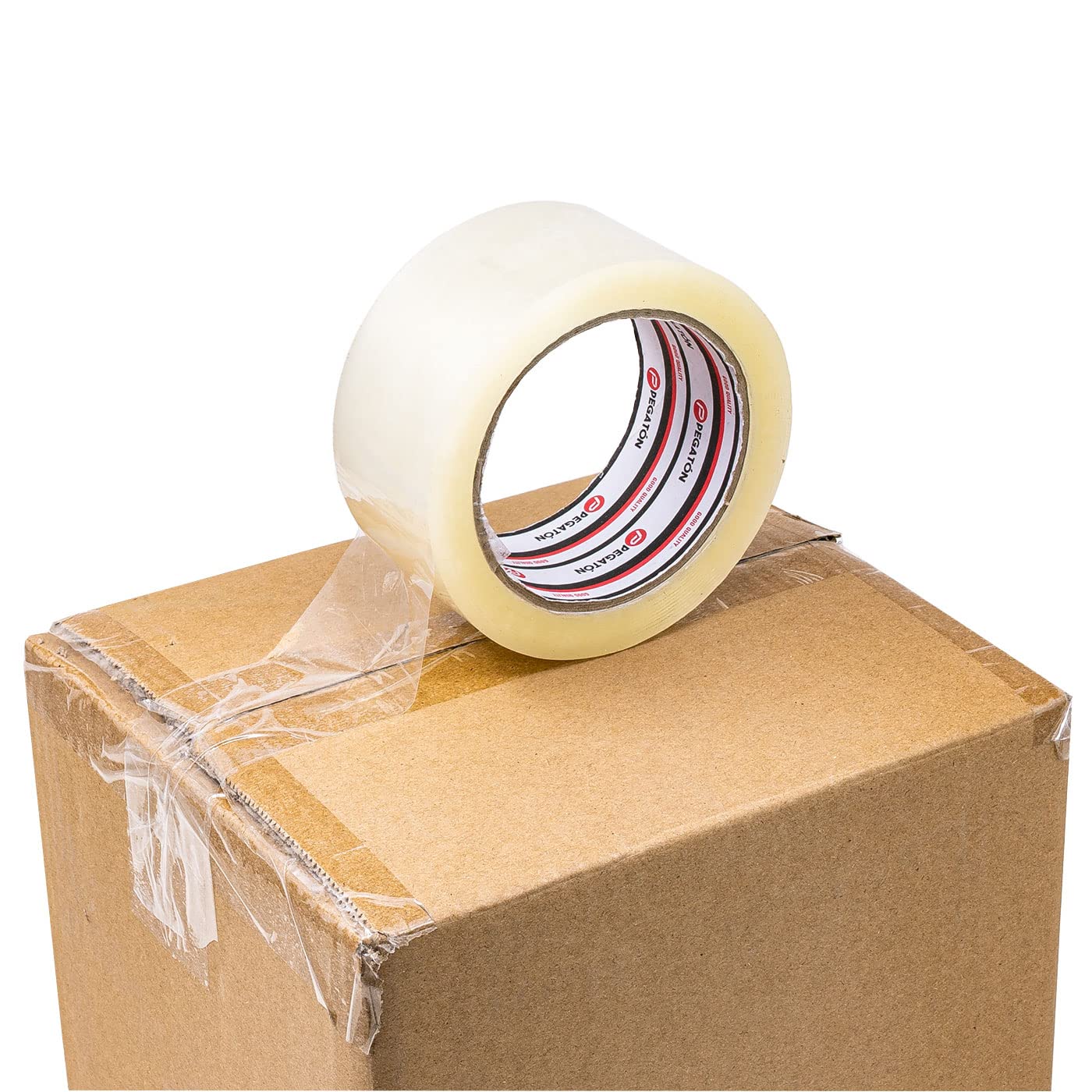 6 Rotoli Nastro Da Imballaggio Trasparente Resistente 2,7 Mil – 2 X 120 Iarde - Foto 4
