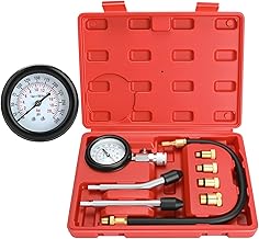 BETOOLL HW0130 8pcs Petrol Engine Cylinder Compression Tester Kit Automotive Tool Gauge