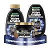 Garnier Balancing Hair Care Set with Purifying Activated Carbon and Black Cumin Oil Shampoo 250 ml Conditioner 200 ml 1 minute Hair Treatment 340 ml True Treasures 3 Pieces